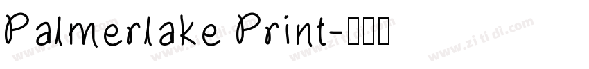 Palmerlake Print字体转换